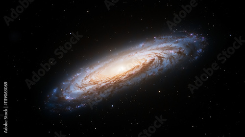 Cosmic Spiral Galaxy: A bre...