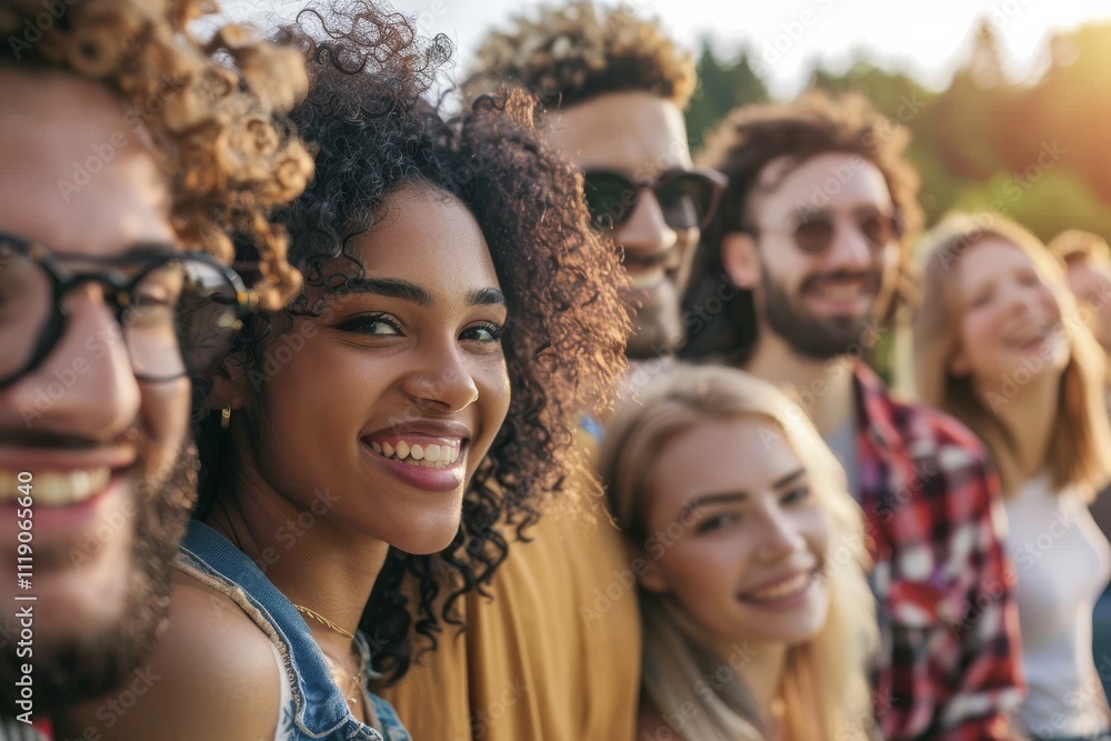 Group of young people having fun at a music festival. Group of young people having fun outdoors. Group of young people having fun at a music festival. Group of young people having fun outdoors.