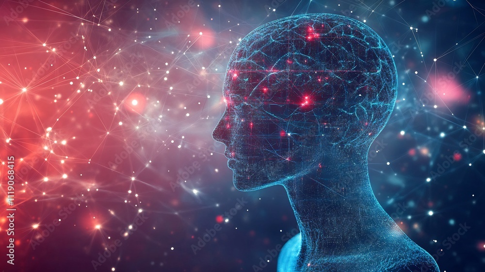 Digital Mind: A Networked Brain Visualization