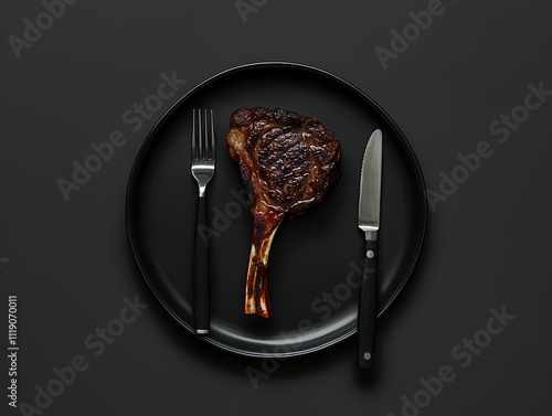 grilled steak on a plate