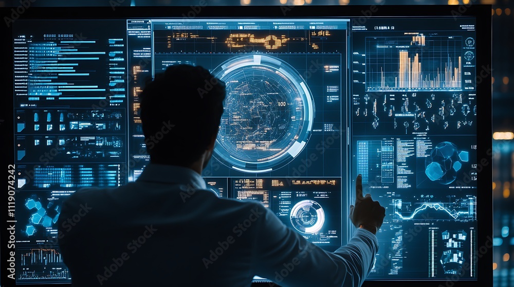 Futuristic Data Analyst: Monitoring Global Networks Futuristic Data Analyst: Monitoring Global Networks