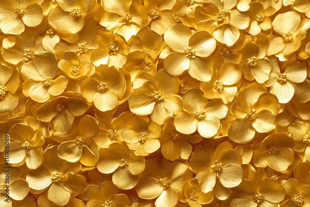 A vibrant arrangement of golden flowers creating a visually appealing texture. A vibrant arrangement of golden flowers creating a visually appealing texture.
