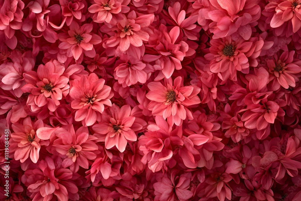 A vibrant arrangement of pink flowers creating a lush, textured background. A vibrant arrangement of pink flowers creating a lush, textured background.