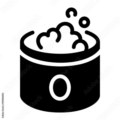 hair mask Solid icon