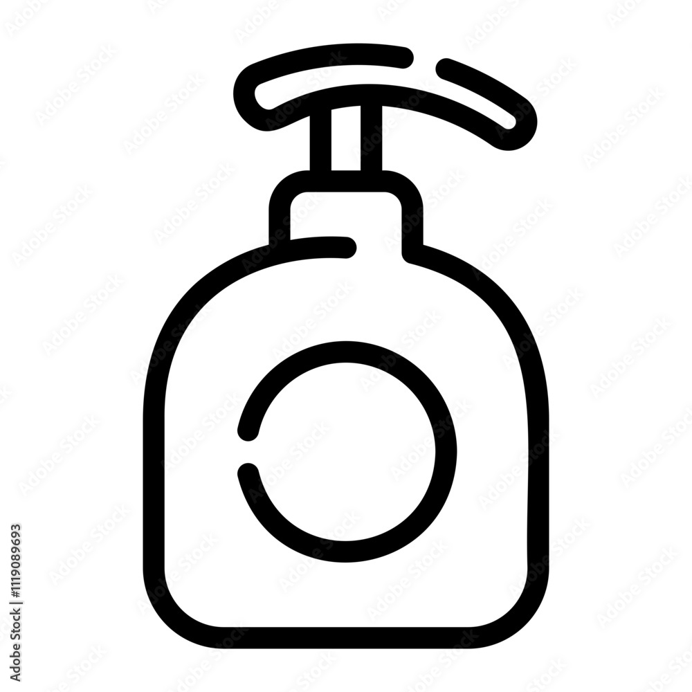 shampoo Line Icon shampoo Line Icon
