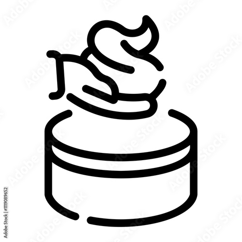 pomade Line Icon