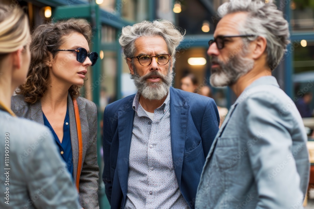 Group of business people walking together in the city. Business people walking in the city. Group of business people walking together in the city. Business people walking in the city.