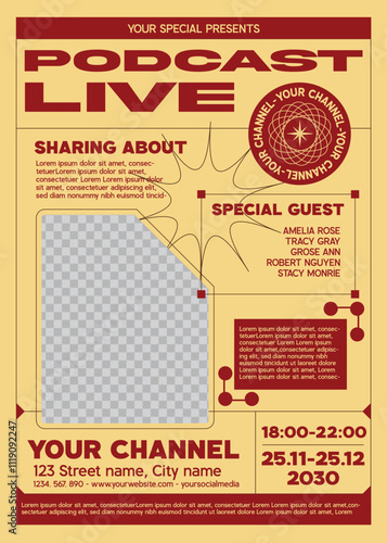 Podcast Live Flyer