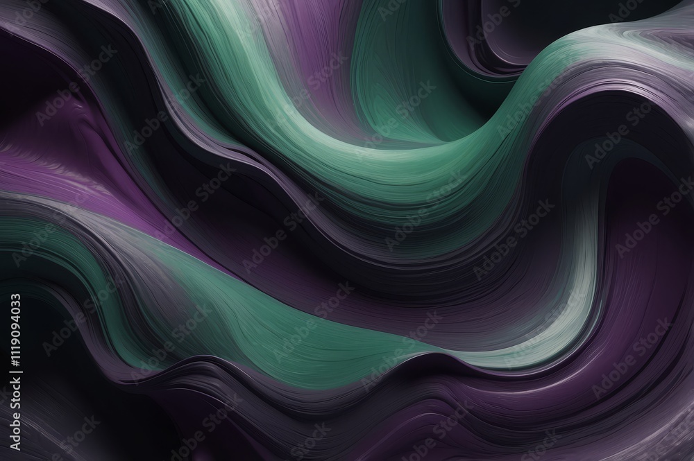 Abstract swirling purple and green paint texture. Abstract swirling purple and green paint texture.