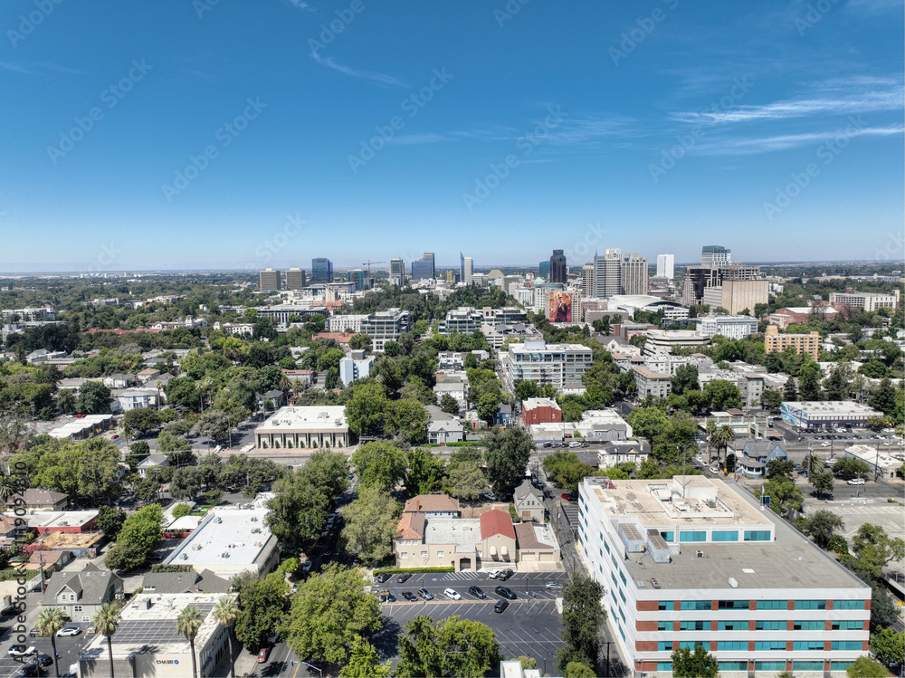 view of the city