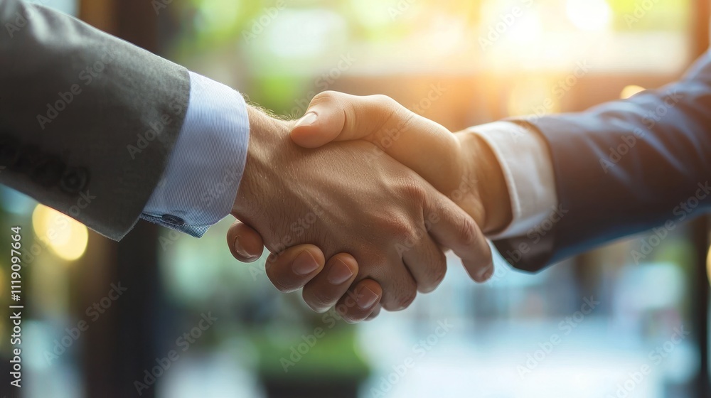 A job candidate being warmly welcomed by a company representative, symbolizing a positive candidate experience during recruitment A job candidate being warmly welcomed by a company representative, symbolizing a positive candidate experience during recruitment
