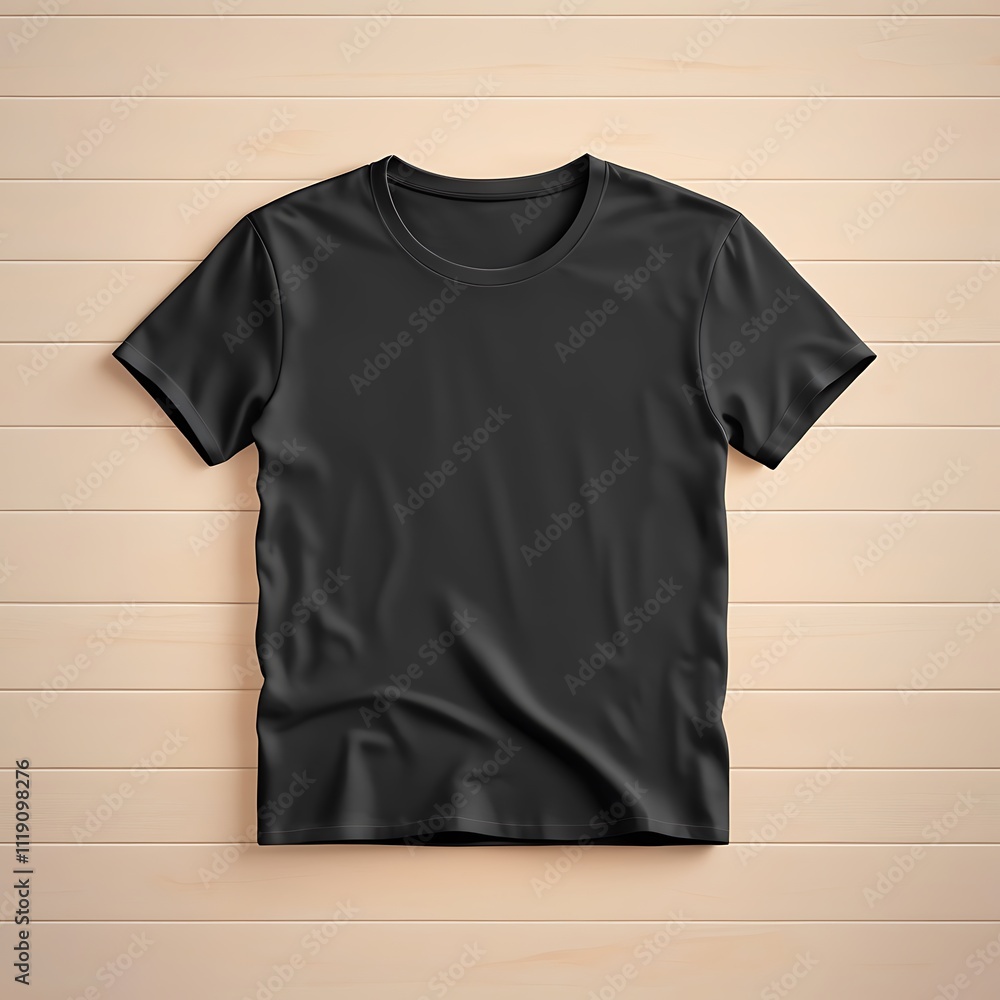 Black tshirt studio mockup Black tshirt studio mockup