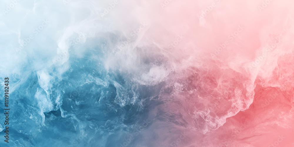 Fototapeta premium Dreamy Coral and Teal Abstract Texture 