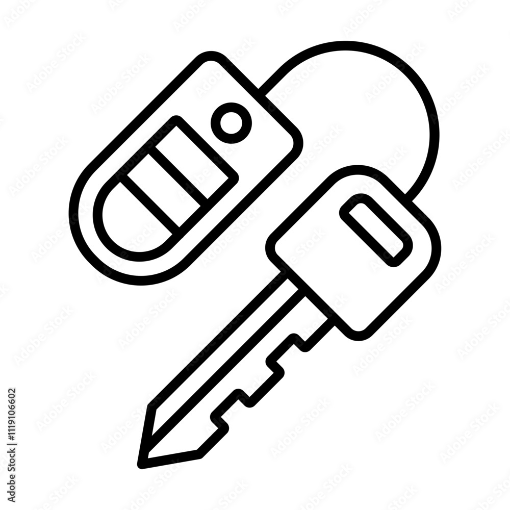 Car Key Icon Car Key Icon