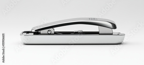 Sleek Modern Silver Stapler Design: A Minimalist Office Essential