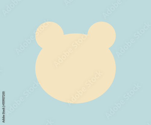 Vintage green background with bear for background note and texture concept 