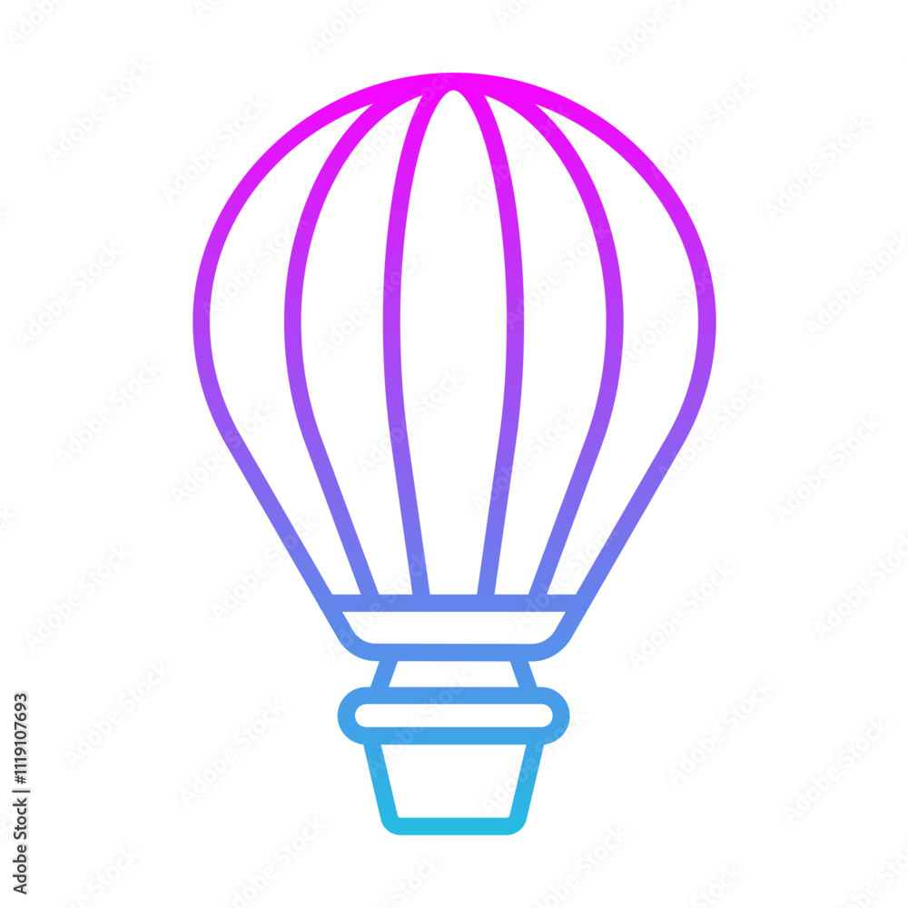 Hot Air Balloon Icon Hot Air Balloon Icon