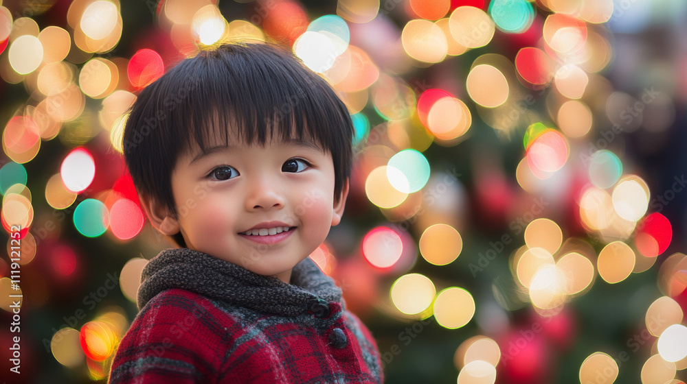 Defocused Christmas tree. Defocused Lights. Christmas tree background Defocused Christmas tree. Defocused Lights. Christmas tree background