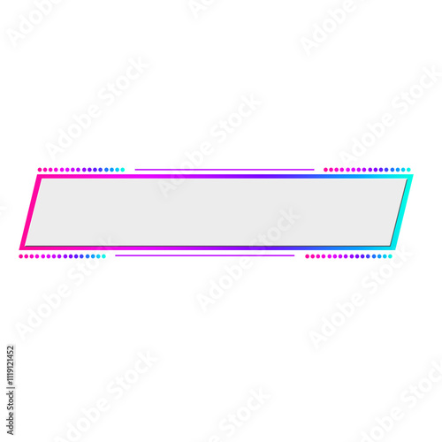 Luxury Yellow Text Box Label