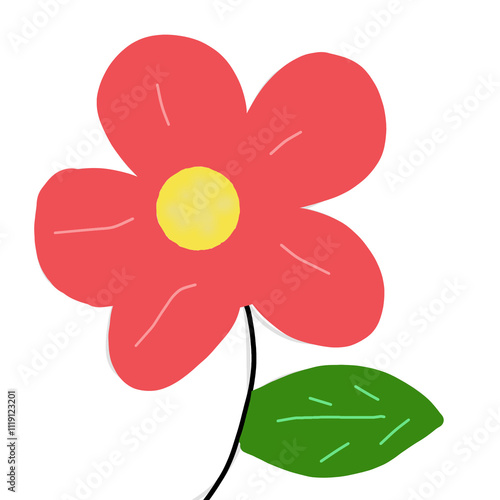 flower isolated on white