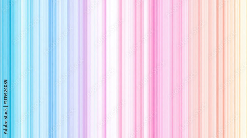 Soft and calming layered spectrum lines in pastel tones create serene atmosphere Soft and calming layered spectrum lines in pastel tones create serene atmosphere