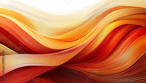 Abstract waves in warm colors creating dynamic flow.