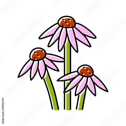 holy basil ayurvedic herb color icon vector. holy basil ayurvedic herb sign. isolated symbol illustration
