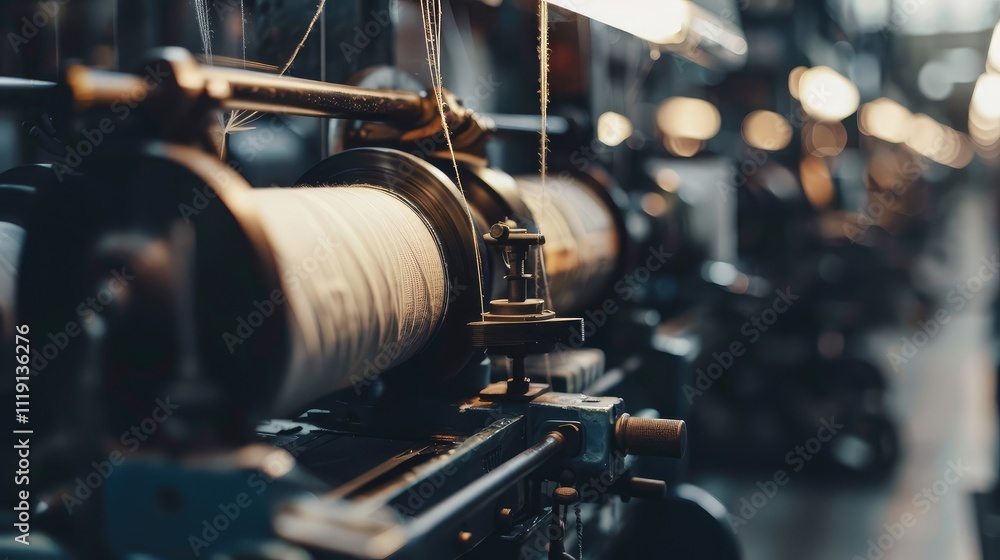 Industrial Textile Machines in Action Industrial Textile Machines in Action