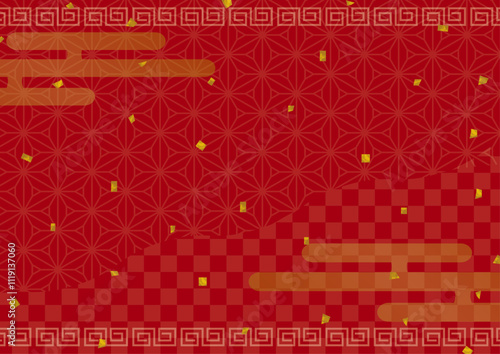 おめでたい背景イラスト