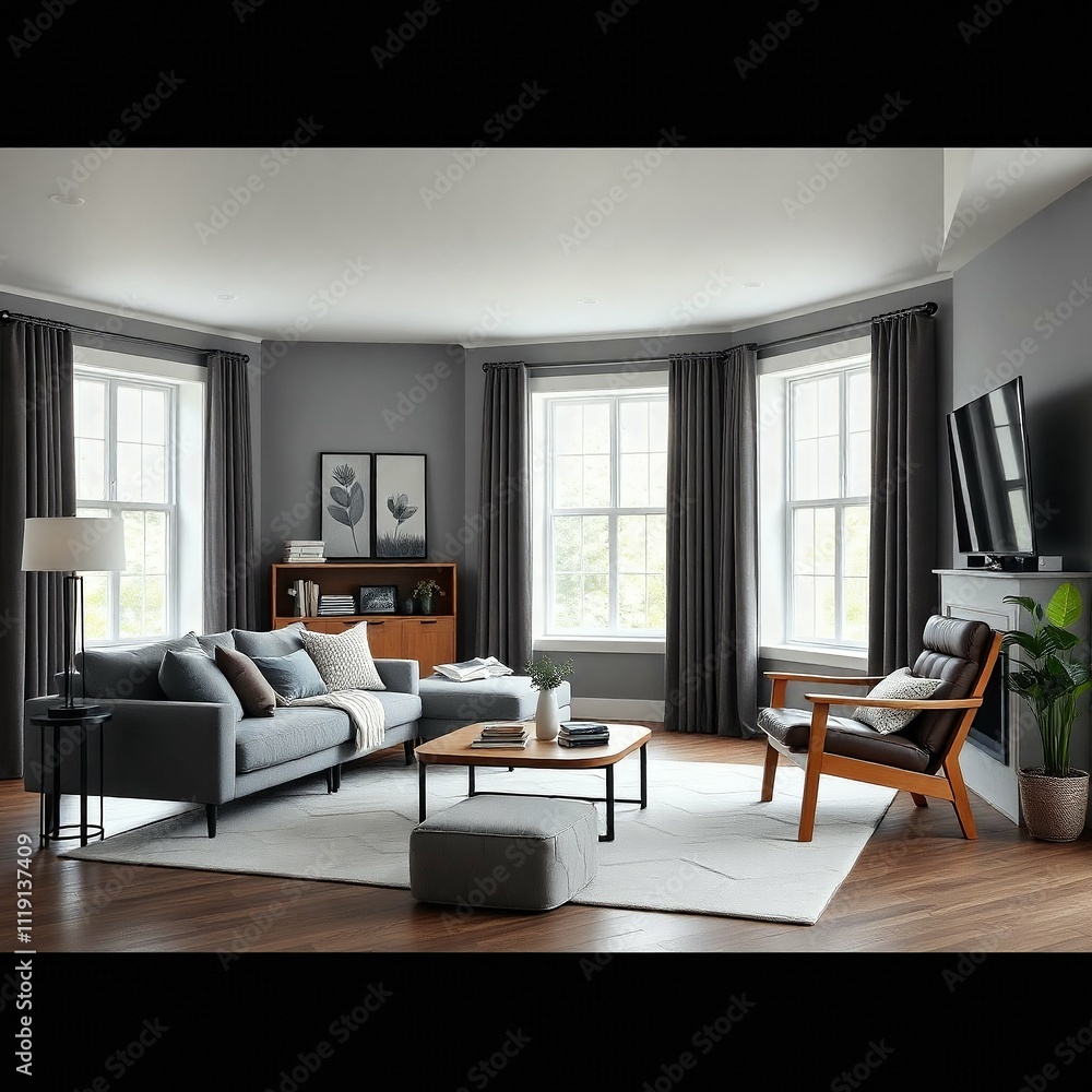 modern living room with fireplace modern living room with fireplace