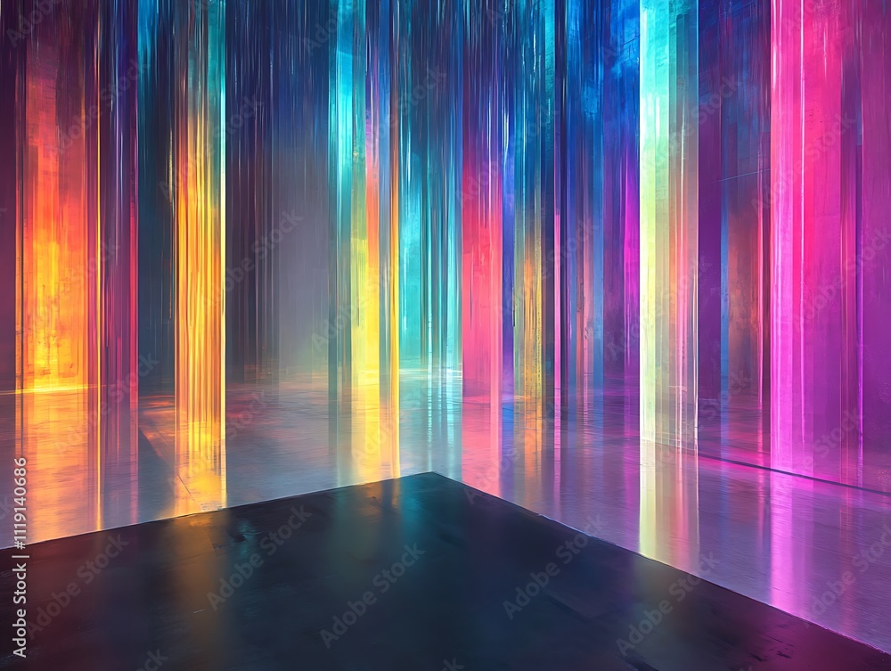 Prismatic Reverie: A Dance of Light and Color Prismatic Reverie: A Dance of Light and Color