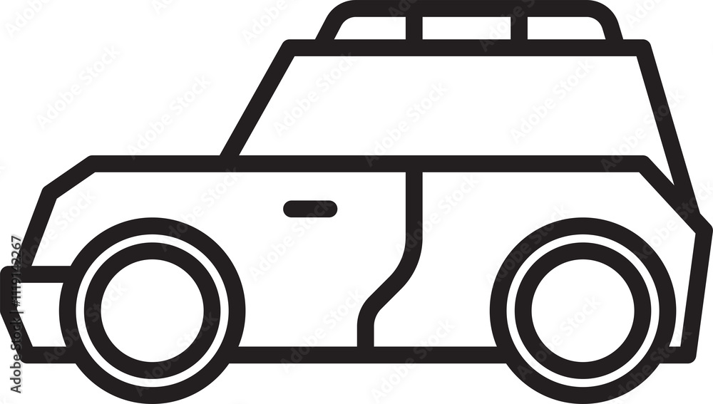 Car Icon Line Art Car Icon Line Art