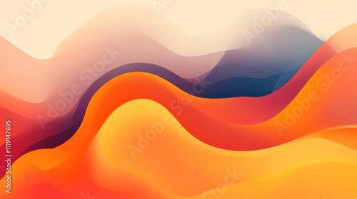 abstract autumn themed gradient colors only.