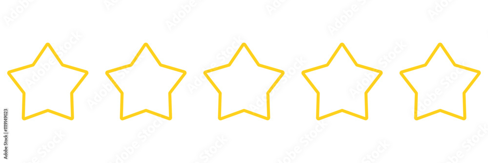Star vector icons. Set of star symbols isolated. Star vector icons. Set of star symbols isolated.
