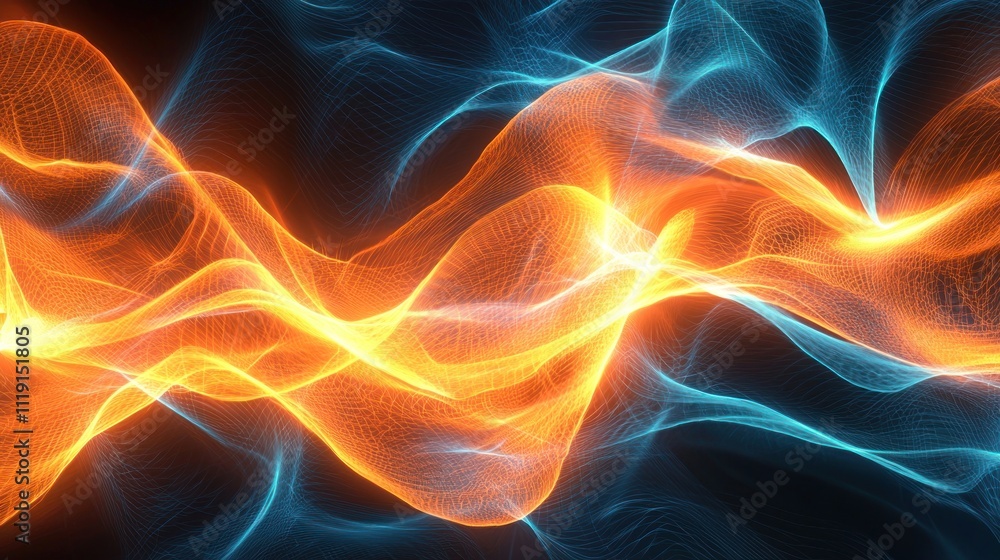 A dynamic image of glowing energy waves radiating outward, representing power and movement A dynamic image of glowing energy waves radiating outward, representing power and movement