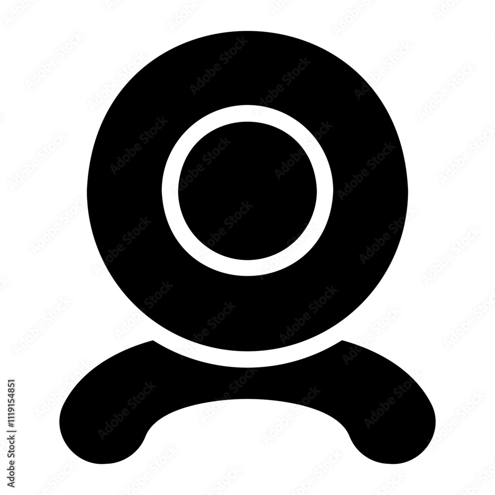 web cam Solid icon web cam Solid icon