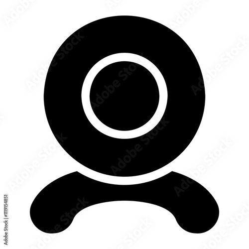 web cam Solid icon