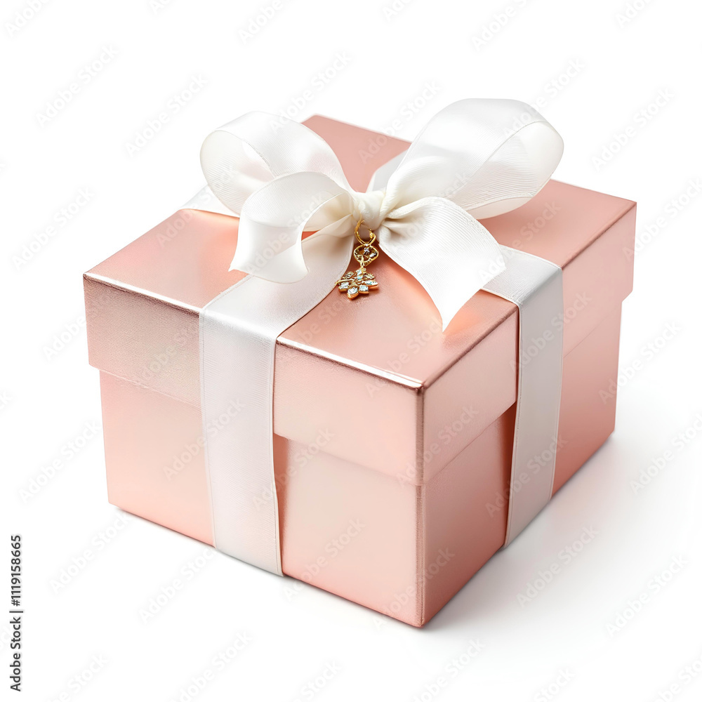 Obraz premium Red gift box,White Gift Box With Red Bow,White gift box with red ribbon bow,Open Gift Box, Minimal 3d Design on Color,White Open Gift Box