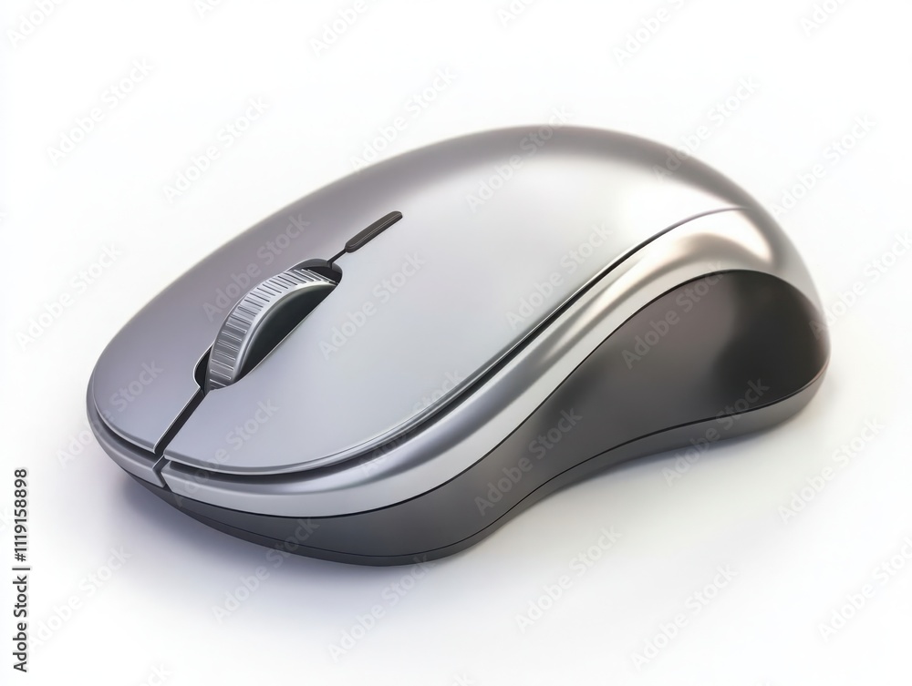 Sleek aluminum wireless mouse minimalist design for contemporary workspaces Sleek aluminum wireless mouse minimalist design for contemporary workspaces
