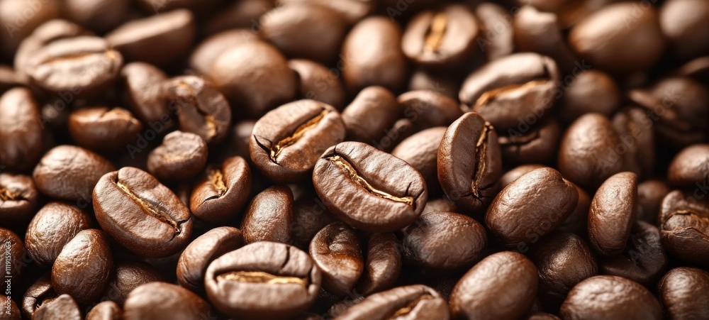 Roasted Coffee Beans: A Close-Up View of Rich Brown Coffee Beans Roasted Coffee Beans: A Close-Up View of Rich Brown Coffee Beans