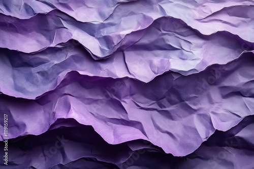 Crumpled purple paper texture background. (1)