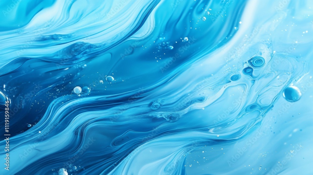 Blue and White Abstract Background with Fluid Texture and Swirls Creating Movement and Depth, Dreamy and Ethereal Aesthetic Blue and White Abstract Background with Fluid Texture and Swirls Creating Movement and Depth, Dreamy and Ethereal Aesthetic