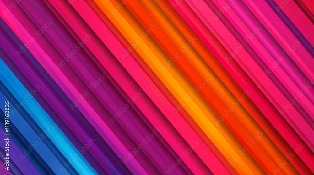 Obraz premium Vibrant diagonal colors in motion