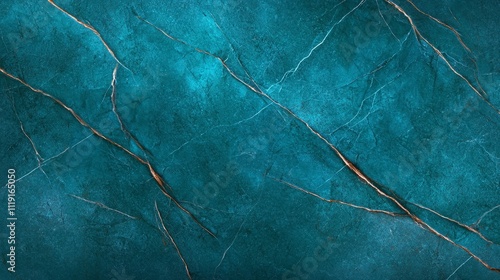 Teal Marble Texture  Elegant Green Stone Background  Close Up