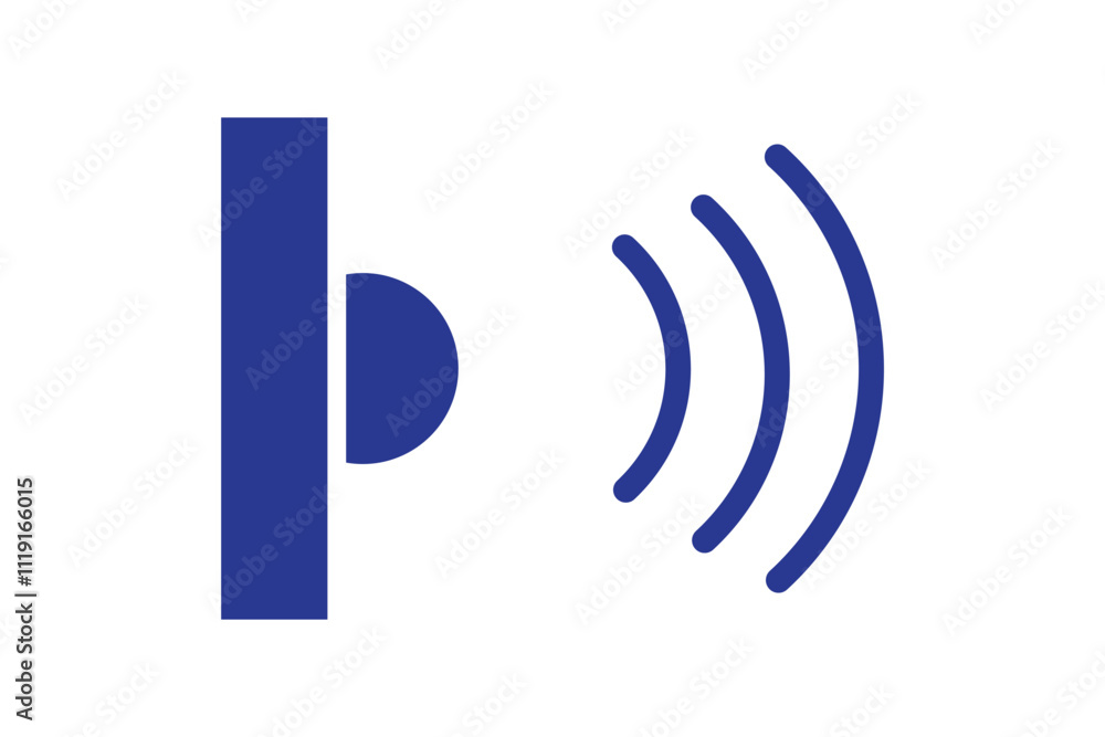 Touch signal, sensor control. Vector icon. Touch signal, sensor control. Vector icon.
