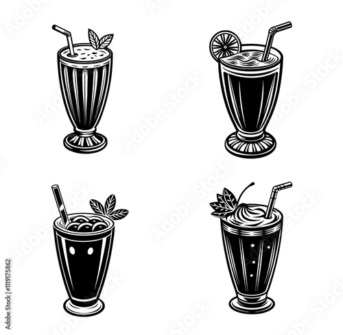 lassi silhouette vector illustration