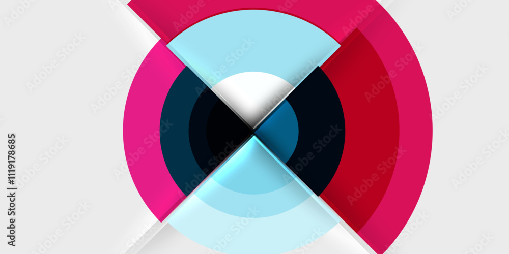 Techno circles and semi circles. Vector Illustration For Wallpaper, Banner, Background, Card, Book Illustration, landing page Techno circles and semi circles. Vector Illustration For Wallpaper, Banner, Background, Card, Book Illustration, landing page