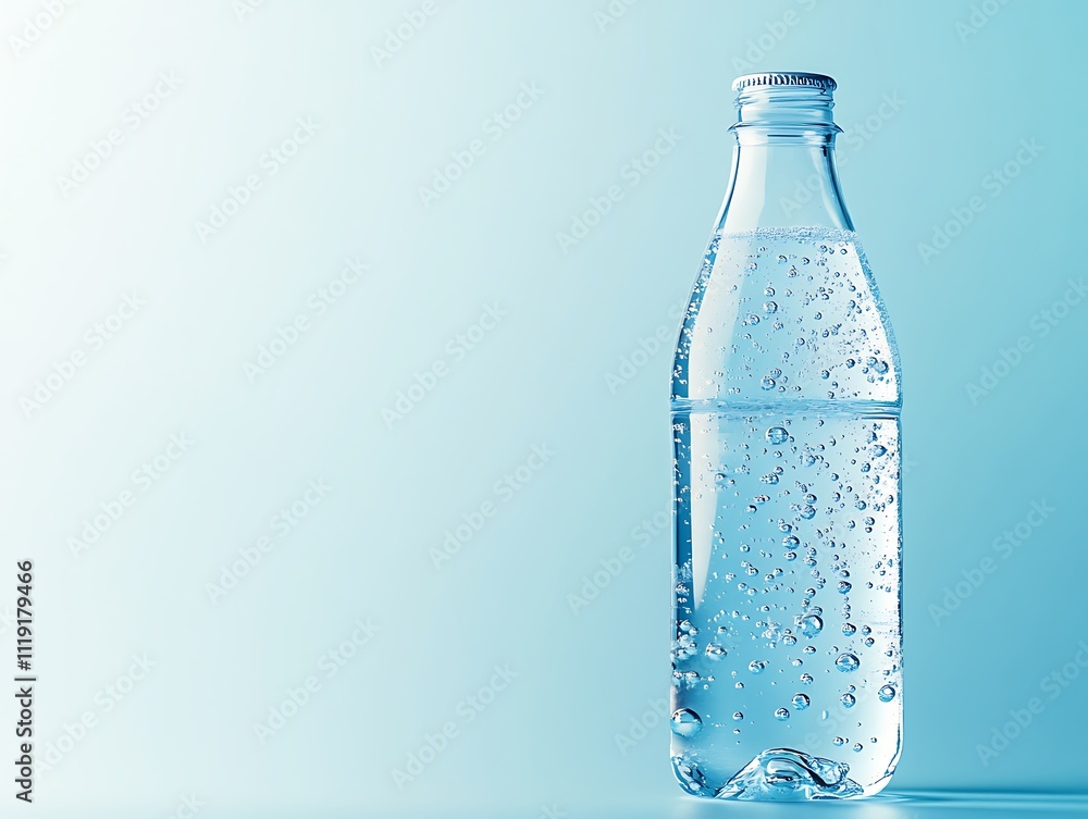 Pure Hydration: A Crystal Clear Bottle of Fresh Water Pure Hydration: A Crystal Clear Bottle of Fresh Water
