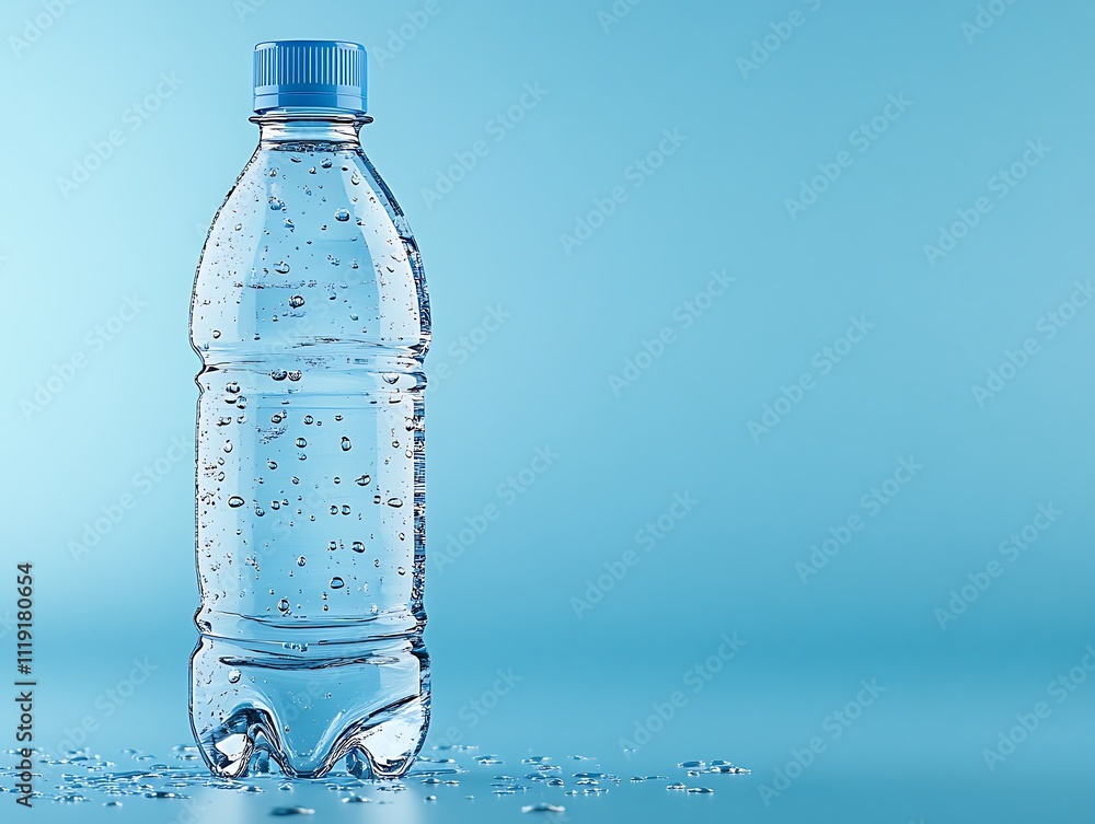 Pure Hydration: A Crystal Clear Bottle of Fresh Water Pure Hydration: A Crystal Clear Bottle of Fresh Water