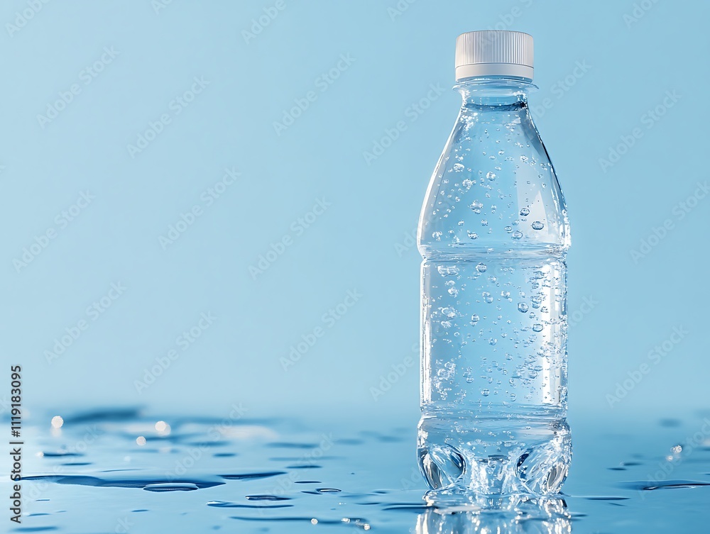 Pure Hydration: A Crystal Clear Bottle of Fresh Water Pure Hydration: A Crystal Clear Bottle of Fresh Water